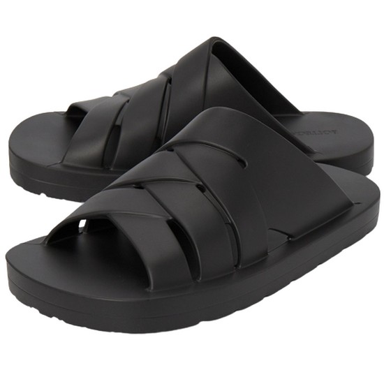 보테가베네타 플린스턴 러버 뮬 730287 V11T0 (1000, 블랙)