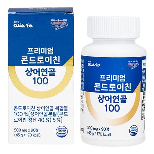넥스팜코리아 올린핏 프리미엄 콘드로이친 상어연골 100 90정 (1개)_이미지