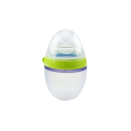  코모토모 실리콘 젖병 1단계 그린 150ml [1개]