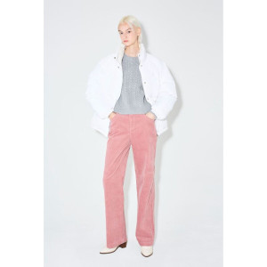 버커루 여성 코듀로이 스트레이트 팬츠 B244PT900P