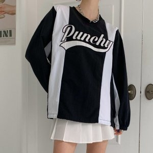 아이우먼 라운드펀치스트링맨투맨 POV459M510 빅사이즈