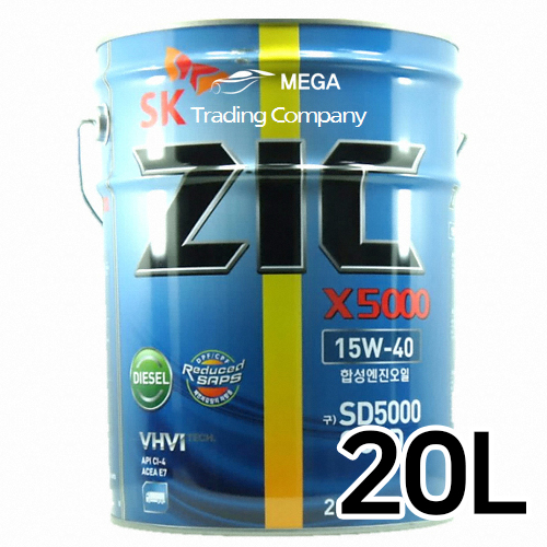 SK������ ��ũ X5000 15W40 20L