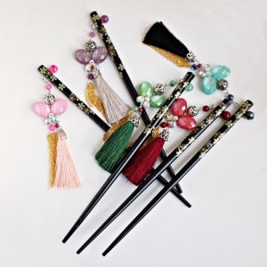 Myacc 헤어비녀/뒤꽂이/머리장식/뒤꽂이/머리비녀