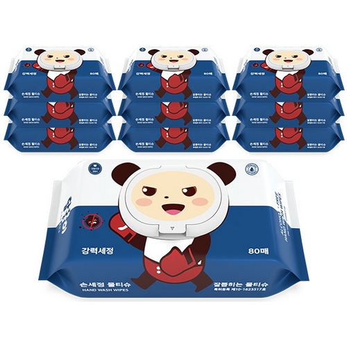 손세정 물티슈 캡형 80매