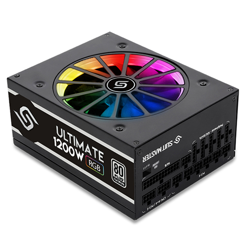 앱코 <b>SUITMASTER</b> ULTIMATE 1200W RGB 80PLUS플래티넘