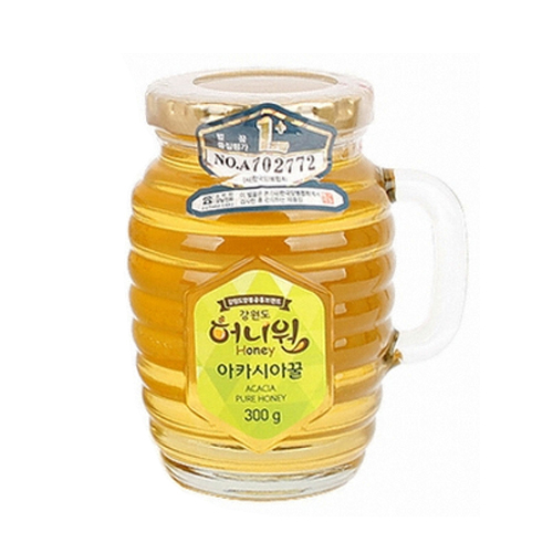 강원도 허니원 아카시아꿀 핸들컵 300g (3개)_이미지