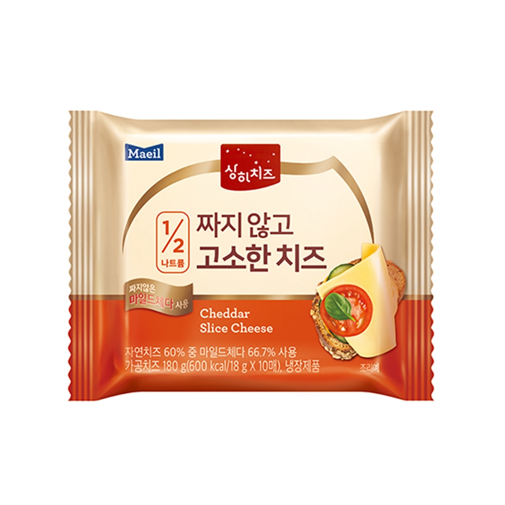 짜지않고 고소한 치즈 10매입 180g