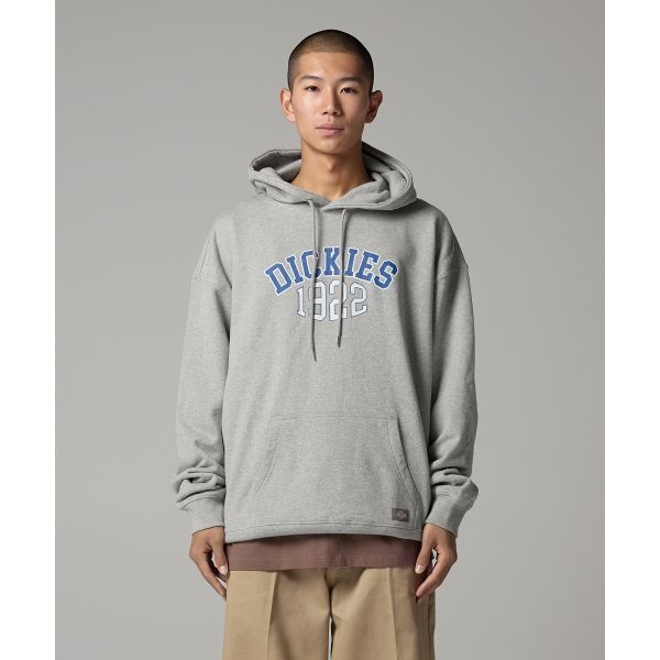 디키즈 국내 품 아치 폰트 로고 후디 Melange Gray 199526