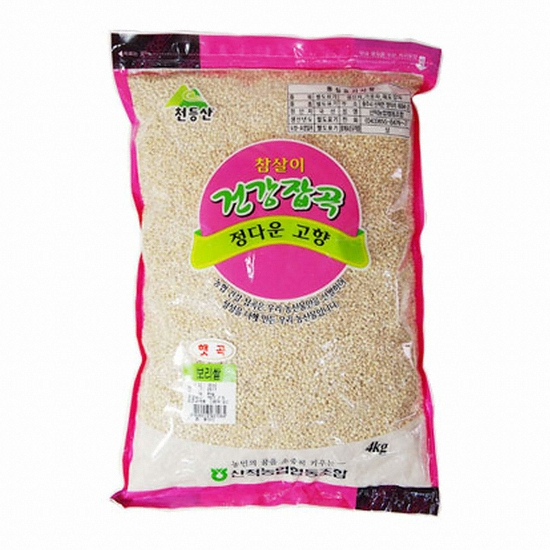 산척농협 천등산 참살이 건강잡곡 보리쌀 4kg (1개)_이미지