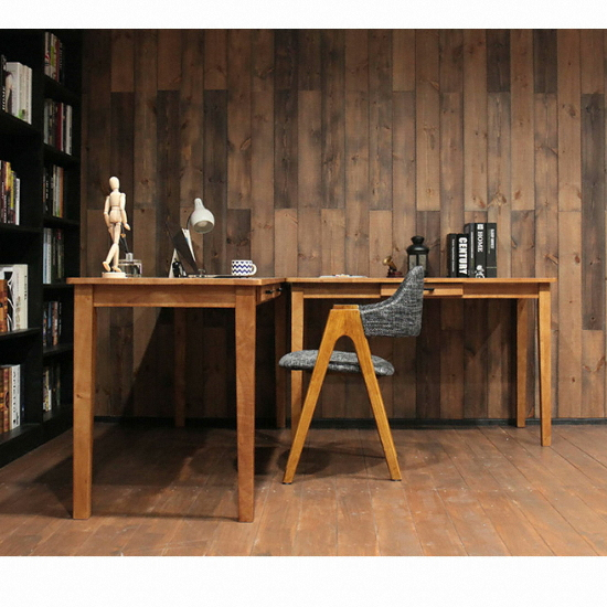 디자이너스룸 이스테지아 원목 컴퓨터 S 책상 (1800x600)_이미지