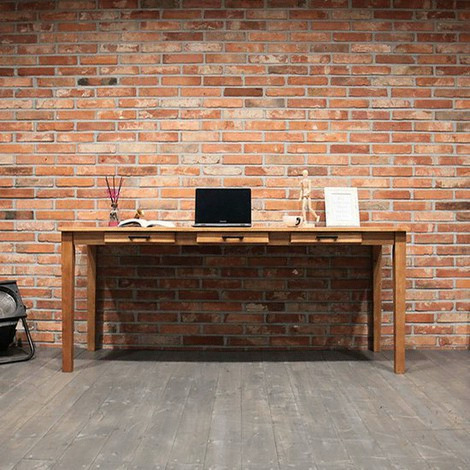 디자이너스룸 이스테지아 원목 컴퓨터 S 책상 (1800x600)_이미지