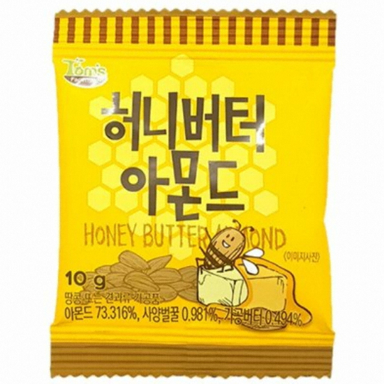 HBAF 허니버터아몬드 10g (30개)_이미지