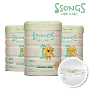 파스퇴르(롯데푸드) 쏭스오가닉 베이비 골든라벨 1단계 750g+20ml 스쿱 (3개)