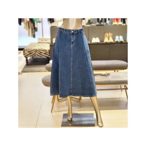 BGM1ODSK5210 허리밴딩 데님스커트