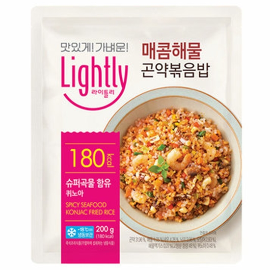 대상 청정원 라이틀리 매콤해물 곤약 볶음밥 200g (1개)