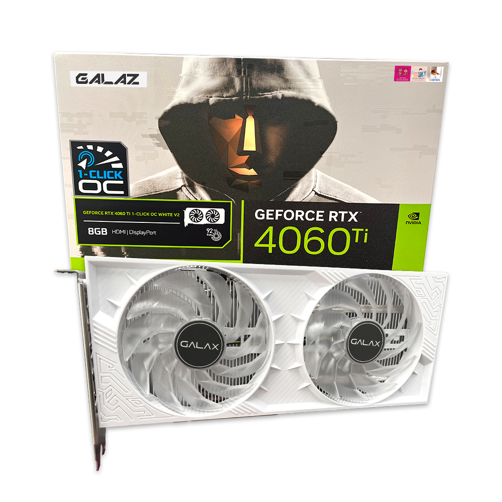 ������ GALAZ ������ RTX 4060 Ti WHITE OC V2 D6 8GB