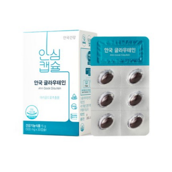 알피바이오 안국건강 글라우테인 500mg 30정 (1개)