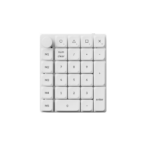 Keychron K0 MAX 유무선 화이트 (바나나축)_이미지