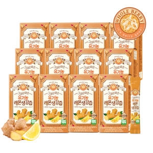 홀푸드코리아 홀베리 1일1레몬 유기농 레몬생강즙 15g 14포 (12개)_이미지