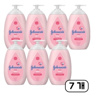 존슨즈베이비 핑크 로션 펌프형 500ml (7개)_이미지