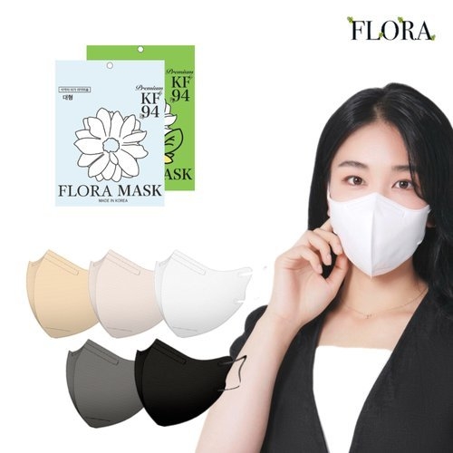 플로라 새부리형 컬러 마스크 중형