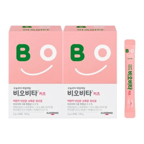 일동제약 비오비타 키즈 2g 60포 (2개)_이미지