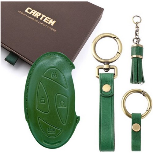 카템 3D 감탄 가죽 스마트키 케이스 현대 5/7버튼 전용 H13_이미지