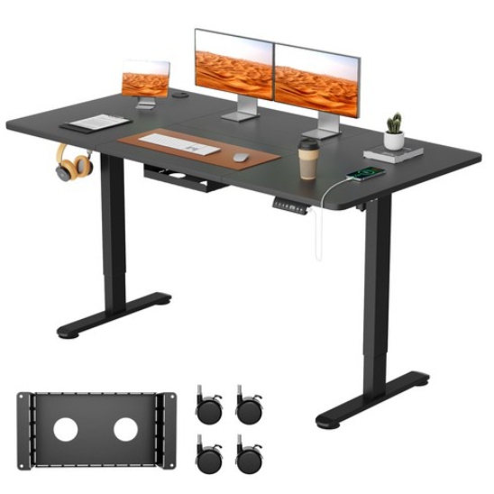 호몰 HE-01 높이조절 모션 스탠딩 책상 (1400x700)_이미지