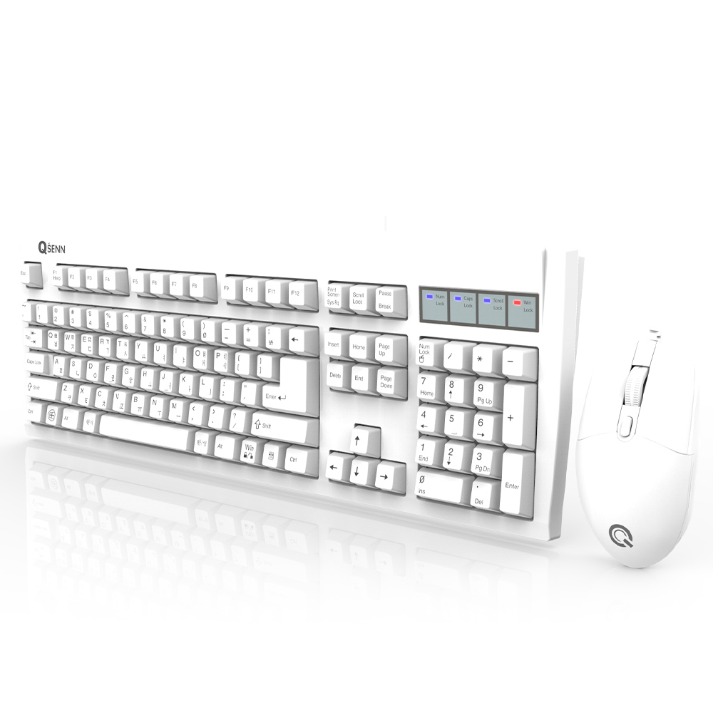 QSENN KM3500 Plus 키보드 마우스 세트 (중고)_이미지