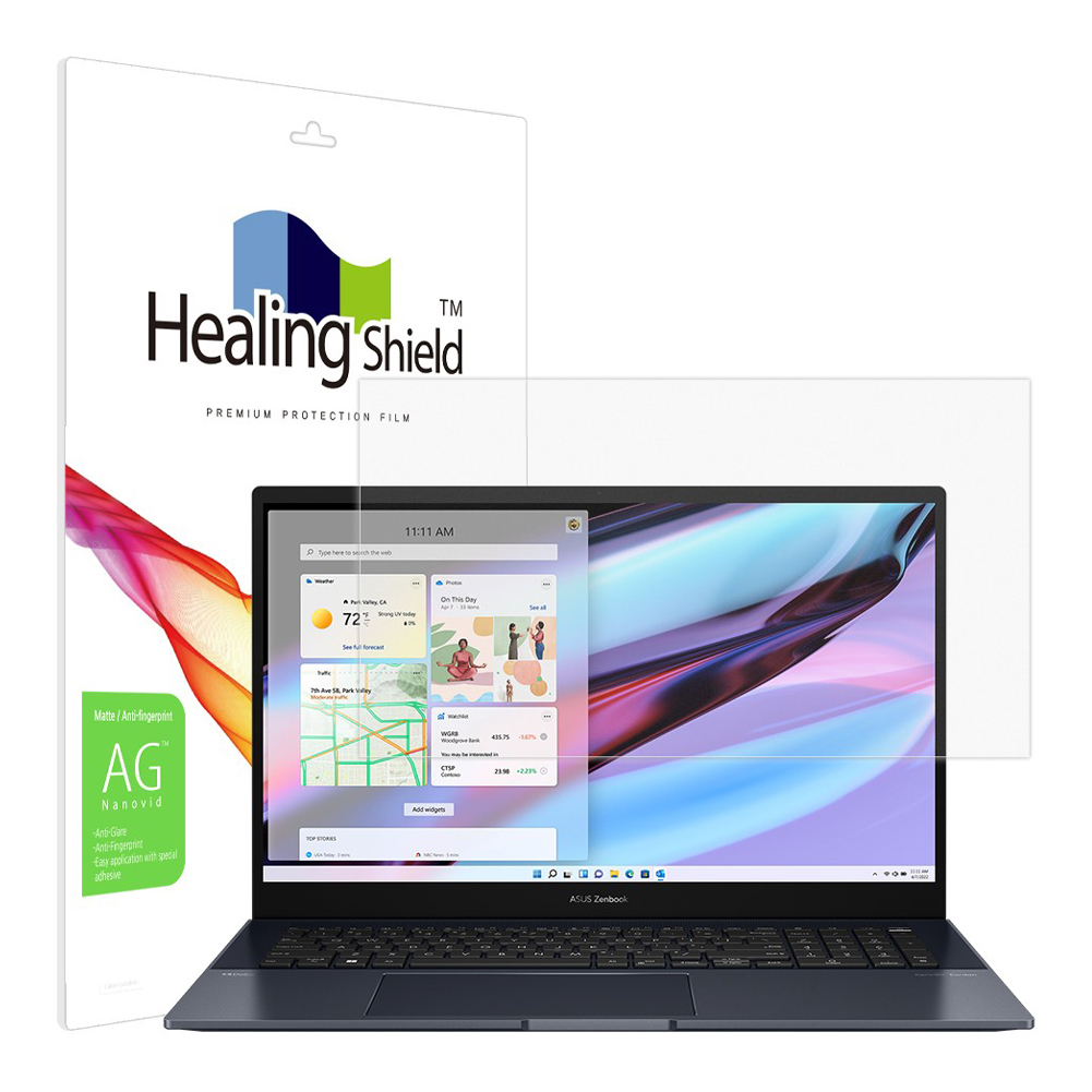 폰트리 힐링쉴드 ASUS 젠북 프로 17 UM6702RC 저반사 지문방지 액정보호필름_이미지