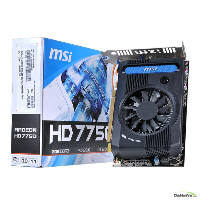 MSI 라데온 HD 7750 R7750 D3 2GB 아머_이미지
