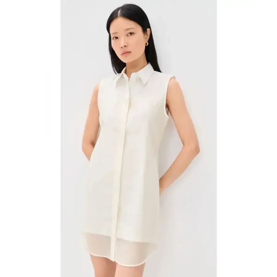 헬무트랑 헬무트 랭 민소매 셔츠 드레스 7593184_이미지