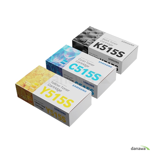 삼성전자 정품 CLT-K515S, CLT-C515S, CLT-Y515S 3색 세트_이미지