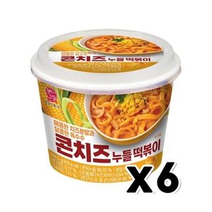 한일식품 본고장 콘치즈 누들떡볶이 208.5g (6개)