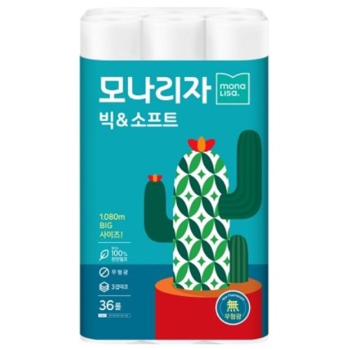 모나리자 빅 앤 소프트 30m (36롤) (3팩)_이미지
