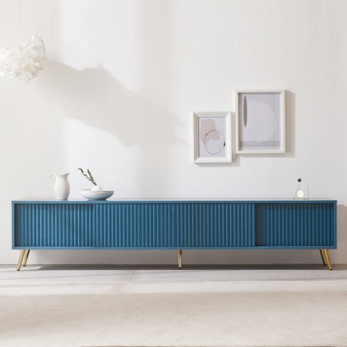 나누벨 슈피체 슬라이딩 템바보드 낮은 거실장 2200