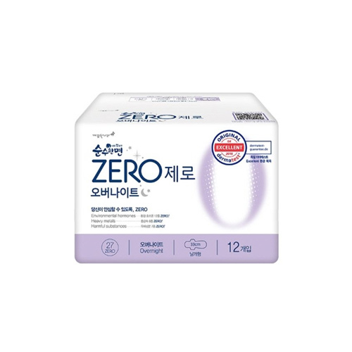  순수한면 제로 오버나이트 12개 [16팩(192개)]