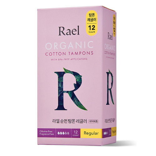 라엘 순면 탐폰 레귤러 12개 (5팩(60개))_이미지