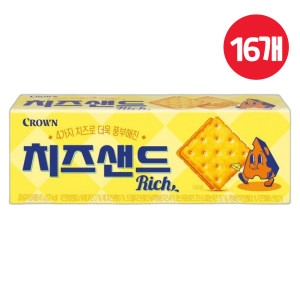 크라운제과 치즈샌드 리치 45g (16개)_이미지