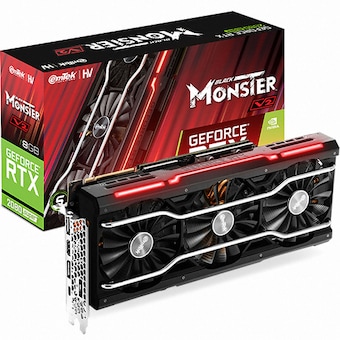 이엠텍 HV 지포스 <b>RTX</b> <b>2080</b> SUPER BLACK MONSTER V2 D6 8GB