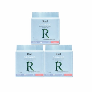 라엘 유기농 순면커버 요실금 일반라이너 3팩