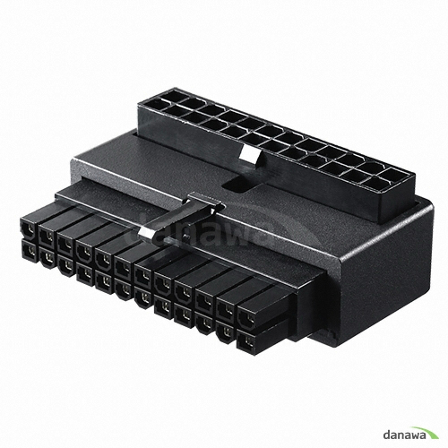 쿨러마스터 ATX 24핀 90도 어댑터 Capacitor