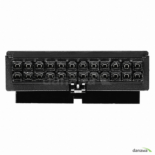 쿨러마스터 ATX 24핀 90도 어댑터 Capacitor_이미지