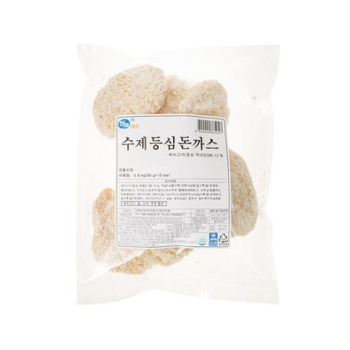 하늘푸드 수제등심돈까스 800g이미지입니다. 누르면 해당 게시물로 새창이동합니다.