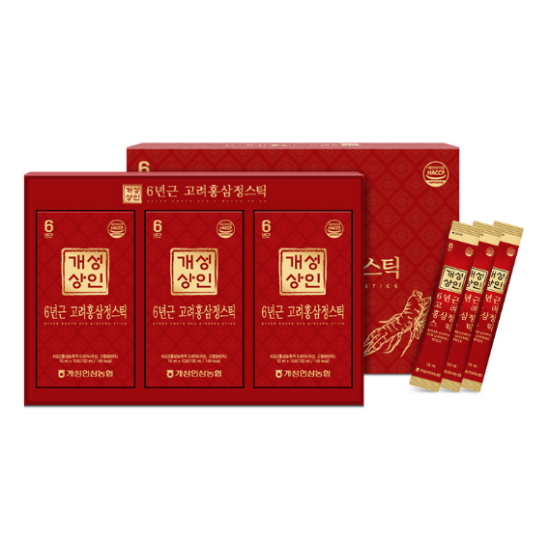 개성상인 6년근 고려홍삼정 스틱 10ml 30포 (1개)_이미지
