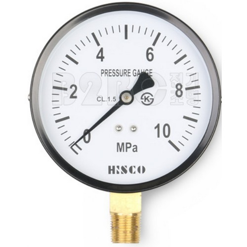 협성히스코 압력게이지 100파이 10MPa 10K A형_이미지