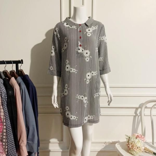 포라리 121050 여성 가디건 얼음 실크 니트 외부 선 스크린