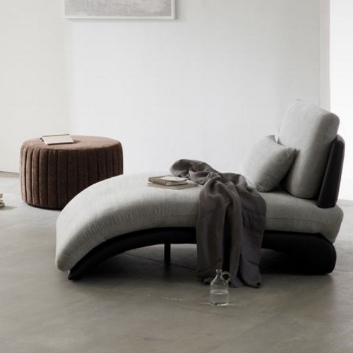 콤마150 카우치형 부클레 패브릭 소파 1인용