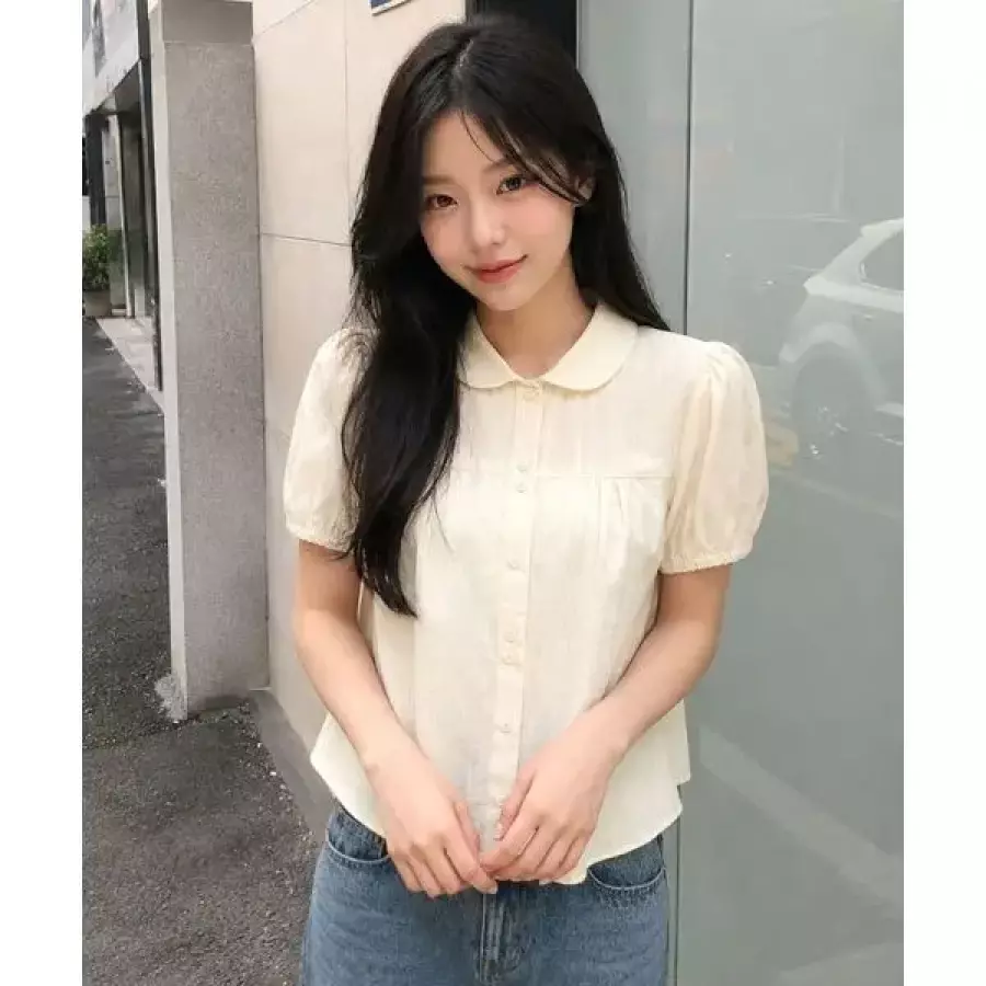 라운드 카라 퍼프 블라우스 CREAM / GF2LSH521 GF2LSH521CRW 3361635