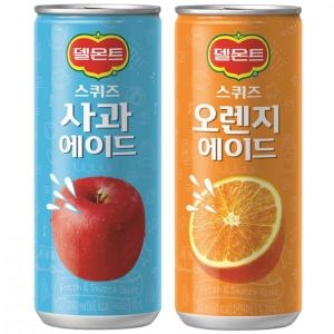 스퀴즈 사과 에이드 240mlx30캔x2 팩
